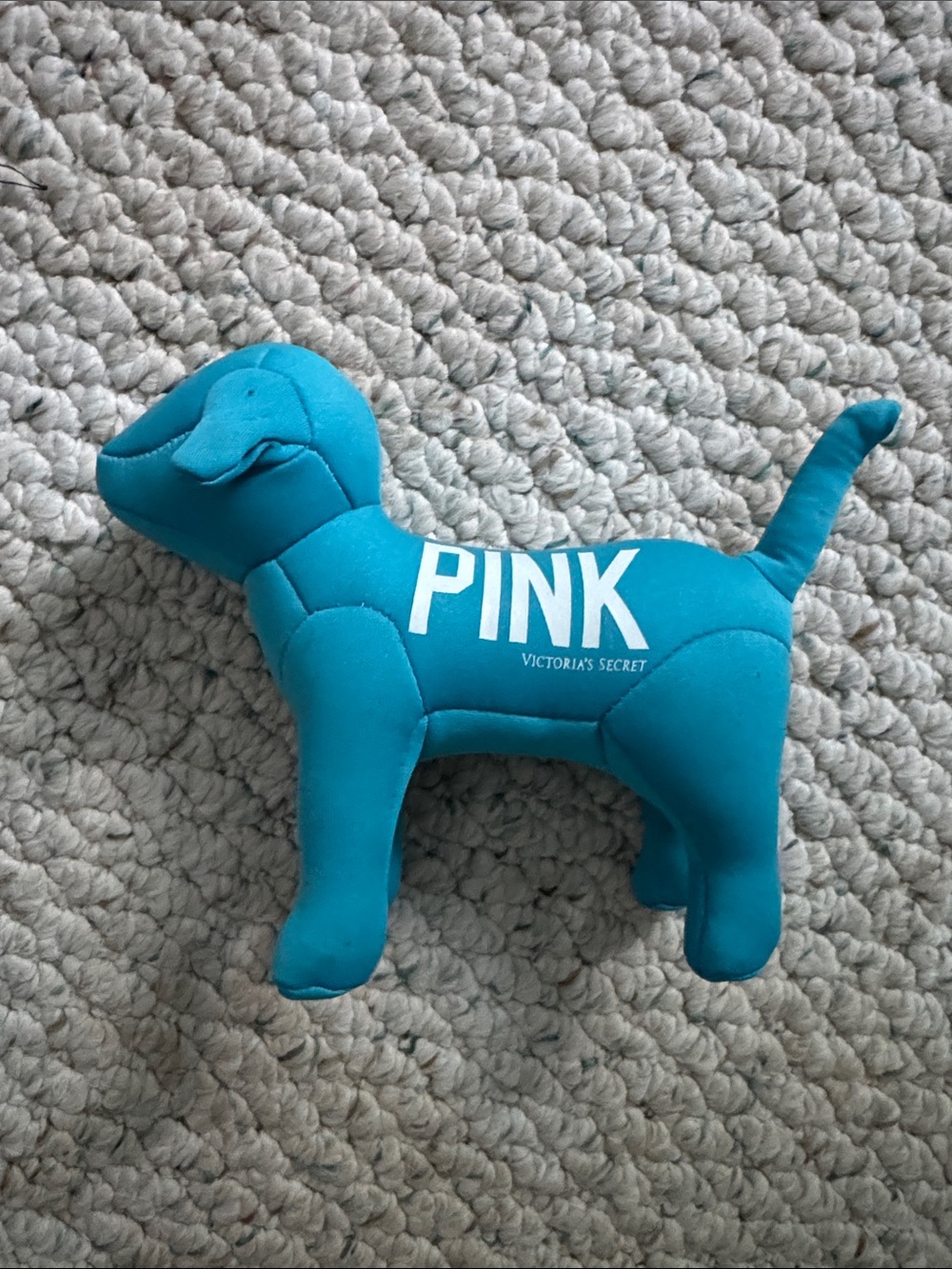 Victoria's Secret PINK Teal Plush Dog Toy